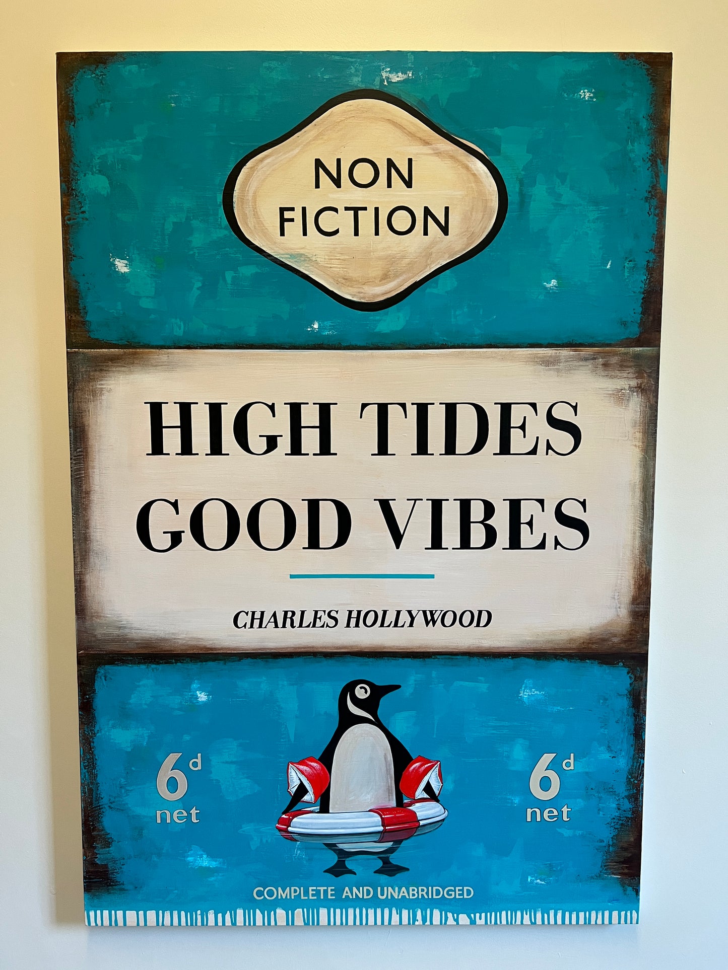 High Tides Good Vibes - Original Painting